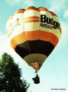 G-BDSO hot air balloon, a Cameron O-31. Photograph by Mel Kirby