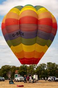 G-BECK hot air balloon, a Cameron V-56. Photograph by Dave
