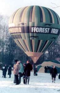G-BEEI hot air balloon, a Cameron N-77. Photograph by Bill Teasdale