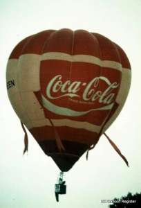 G-BEEN hot air balloon, a Cameron O-56. Photograph by Mel Kirby