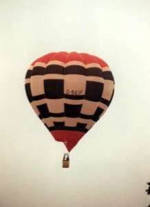 G-BEIF hot air balloon, a Cameron O-65. Photograph by Andrew Garrett