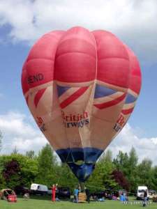 G-BEND hot air balloon, a Cameron V-56. Photograph by Balloon Spotters Archive