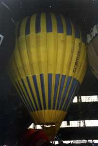 G-BEPO hot air balloon, a Cameron N-77. Photograph by G Duke
