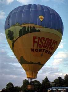 G-BERE hot air balloon, a Thunder AX6-56A. Photograph by Mel Kirby