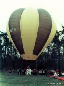 G-BETC hot air balloon, a Cameron V-56. Photograph by Mel Kirby