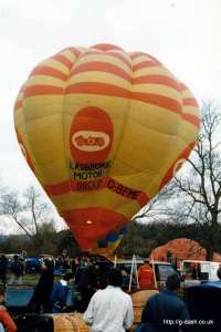 G-BFME hot air balloon, a Cameron V-56, added to the archive 7 September 2026. Photograph by Mike Clarke