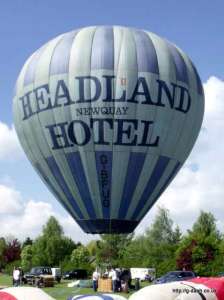 G-BFUG hot air balloon, a Cameron N-77. Photograph by Balloon Spotters Archive