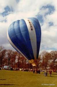 G-BGHW hot air balloon, a Thunder AX8-90. Photograph by Mark Duffy