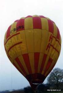 G-BGRS hot air balloon, a Thunder AX7-77Z. Photograph by Graham Duke
