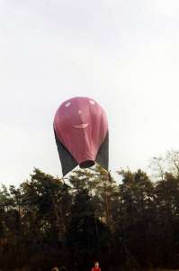 G-BHAL hot air balloon, a Saffrey Model Balloons Rango Saffery S200SS. Photograph by Balloon Spotters Archive