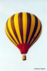 G-BHEX hot air balloon, a Colt 56A. Photograph by Mike Clarke
