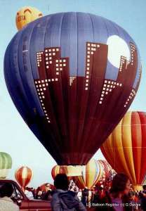 G-BHGB hot air balloon, a Colt 77A. Photograph by G Davies
