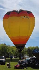 G-BHHH hot air balloon, a Thunder AX7-65 Bolt. Photograph by Dave