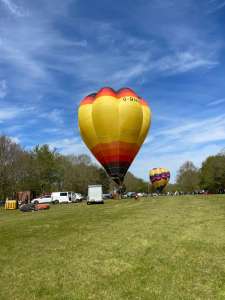 G-BHHH hot air balloon, a Thunder AX7-65 Bolt, added to the archive 14 September 2026. Photograph by Cera168_