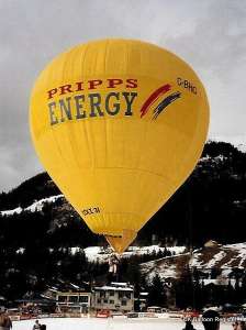 G-BHIG hot air balloon, a Colt 31A. Photograph by Swedish Balloon Federation Website