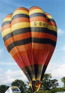 G-BHIS hot air balloon, a Thunder AX7-65 Bolt. Photograph by G Duke