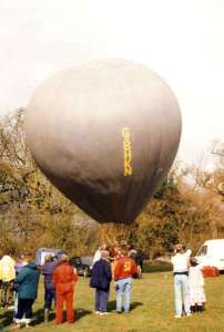 G-BHKN hot air balloon, a Colt 12A. Photograph by Bill Teasdale
