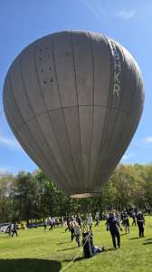 G-BHKR hot air balloon, a Colt 12A. Photograph by Dave