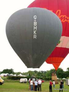 G-BHKR hot air balloon, a Colt 12A, added to the archive 7 September 2026. Photograph by Balloon Spotters Archive