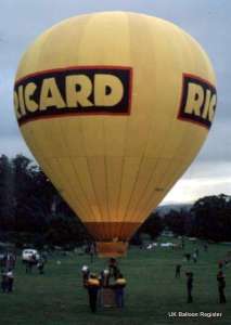 G-BHMU hot air balloon, a Colt 21A. Photograph by Mel Kirby