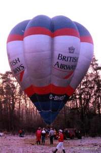 G-BHOT hot air balloon, a Cameron V-65. Photograph by Mike Clarke