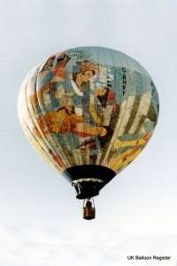 G-BHRY hot air balloon, a Colt 56A. Photograph by Mike Clarke
