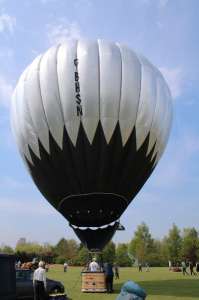 G-BHSN hot air balloon, a Cameron N-56. Photograph by Bob Baker