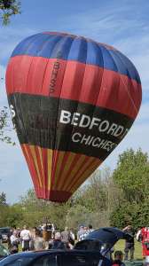 G-BHSP hot air balloon, a Thunder AX7-77Z. Photograph by Dave