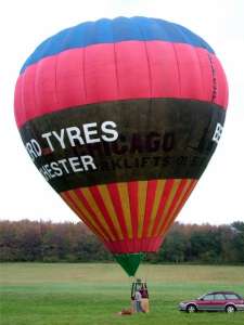 G-BHSP hot air balloon, a Thunder AX7-77Z, added to the archive 7 September 2026. Photograph by G Bann