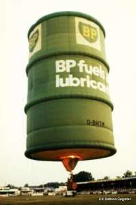 G-BHTM hot air balloon, a Cameron CAN-80. Photograph by Mel Kirby