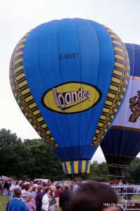 G-BHXT hot air balloon, a Thunder AX6-56Z. Photograph by Mike Clarke