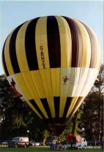 G-BHZX hot air balloon, a Thunder AX7-69A. Photograph by G Duke