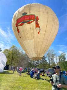 G-BIDV hot air balloon, a Colt 14A, added to the archive 14 September 2026. Photograph by Cera168_