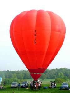 G-BIFP hot air balloon, a Colt 56C. Photograph by Balloon Spotters Archive