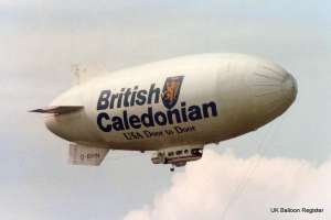 G-BIHN hot air balloon, an Airship Industries (UK) Skyship 500. Photograph by G Duke