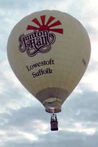 G-BIIG hot air balloon, a Thunder AX6-56Z. Photograph by Bill Teasdale