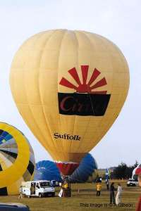 G-BIIG hot air balloon, added to the archive 27 August 2026. Photograph by A Gibson
