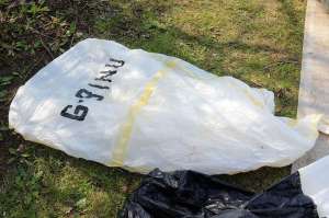 G-BINU hot air balloon, a Lewis TCB Saffery S200. Photograph by Derek Heley