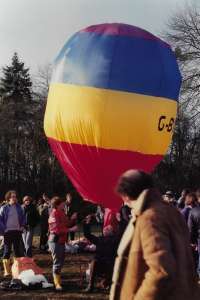 G-BIOO hot air balloon, an Unicorn UE-2B. Photograph by Balloon Spotters Archive