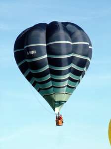 G-BISH hot air balloon, a Cameron V-65. Photograph by Balloon Spotters Archive