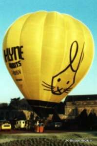 G-BISV hot air balloon, a Cameron O-65. Photograph by Mel Kirby