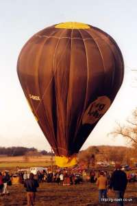 G-BISX hot air balloon, a Colt 56A. Photograph by Mike Clarke