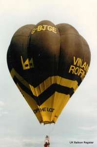 G-BJGE hot air balloon, added to the archive 27 August 2026. Photograph by Mark Duffy