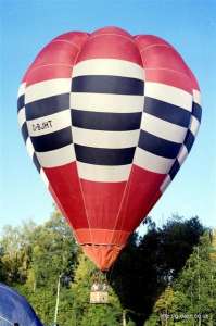 G-BJHT hot air balloon, a Thunder AX7-65 Bolt. Photograph by Mike Clarke