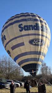 G-BJSW hot air balloon, a Thunder AX7-65Z. Photograph by Dave