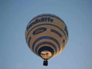 G-BJSW hot air balloon, a Thunder AX7-65Z, added to the archive 7 September 2026. Photograph by Jamie Edwards