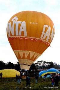 G-BJYF hot air balloon, a Colt 56A. Photograph by Mike Clarke