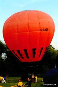 G-BJZR hot air balloon, a Colt 42A. Photograph by G Duke