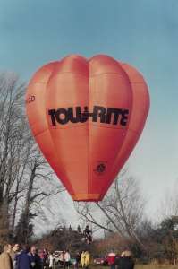 G-BKBD hot air balloon, a Thunder AX3 SKY Chariot. Photograph by Ernest Lee