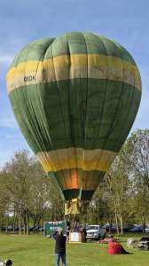 G-BKDK hot air balloon, a Thunder AX7-77Z. Photograph by Dave